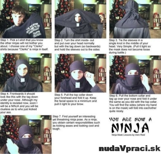 Ninja cvičenie