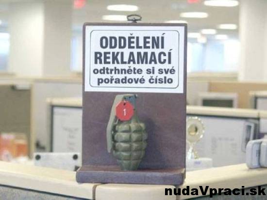 Oddelenie reklamácii