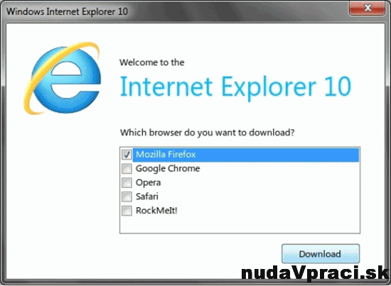 Internet Explorer 10