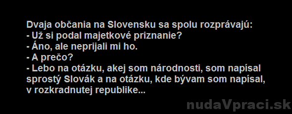 Majetkové priznanie na Slovensku